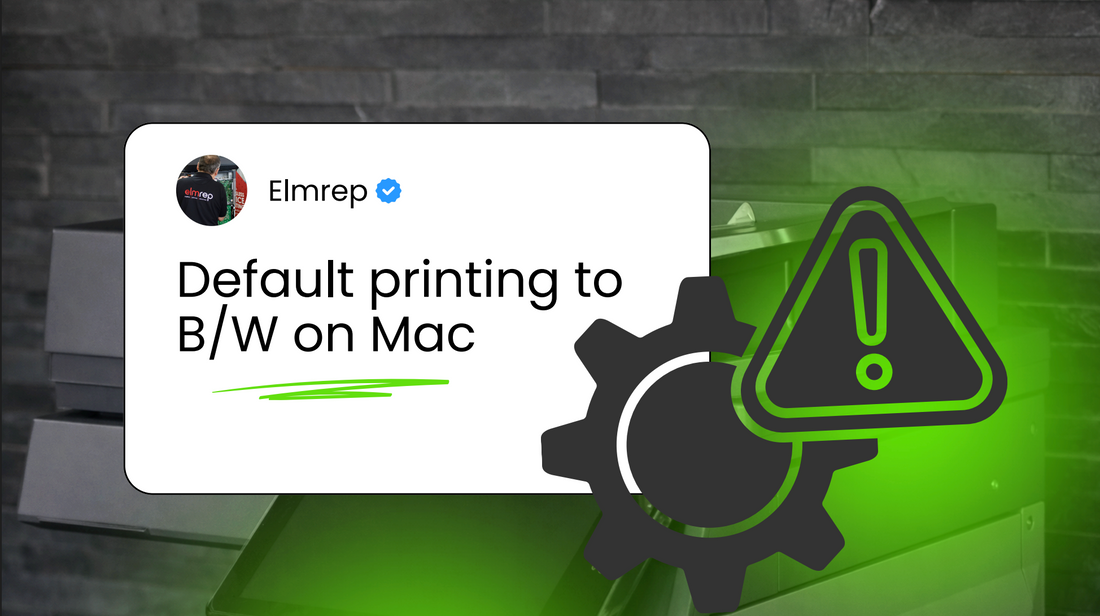 Default printing to B/W on Mac